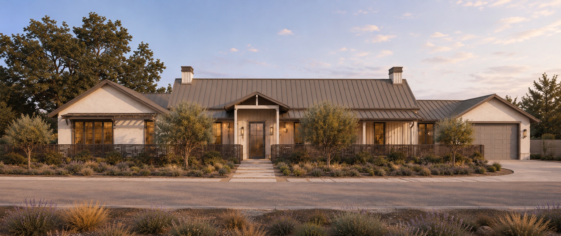 Silverado Residence — front rendering.